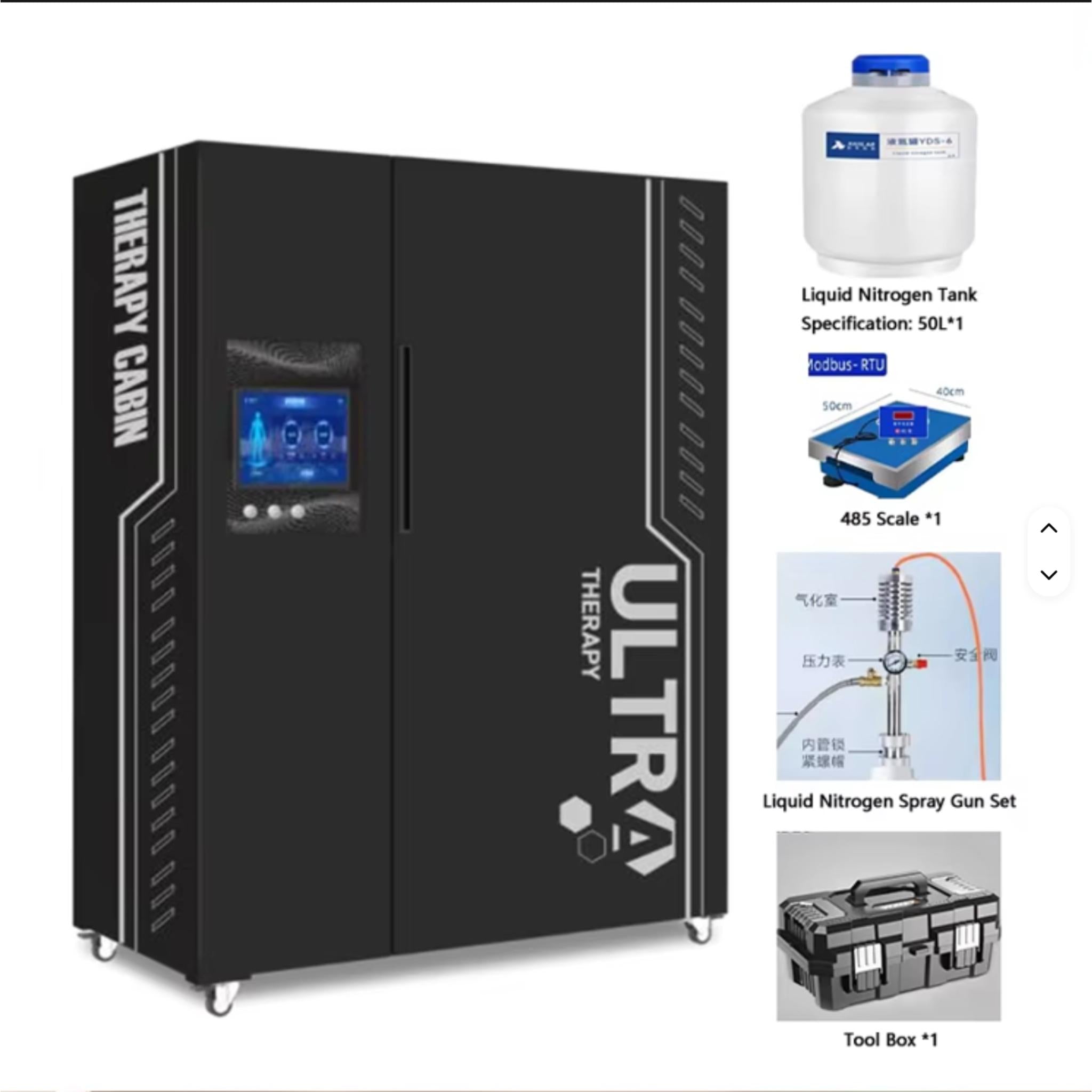 Full Body Metal Cryotherapy Chamber
