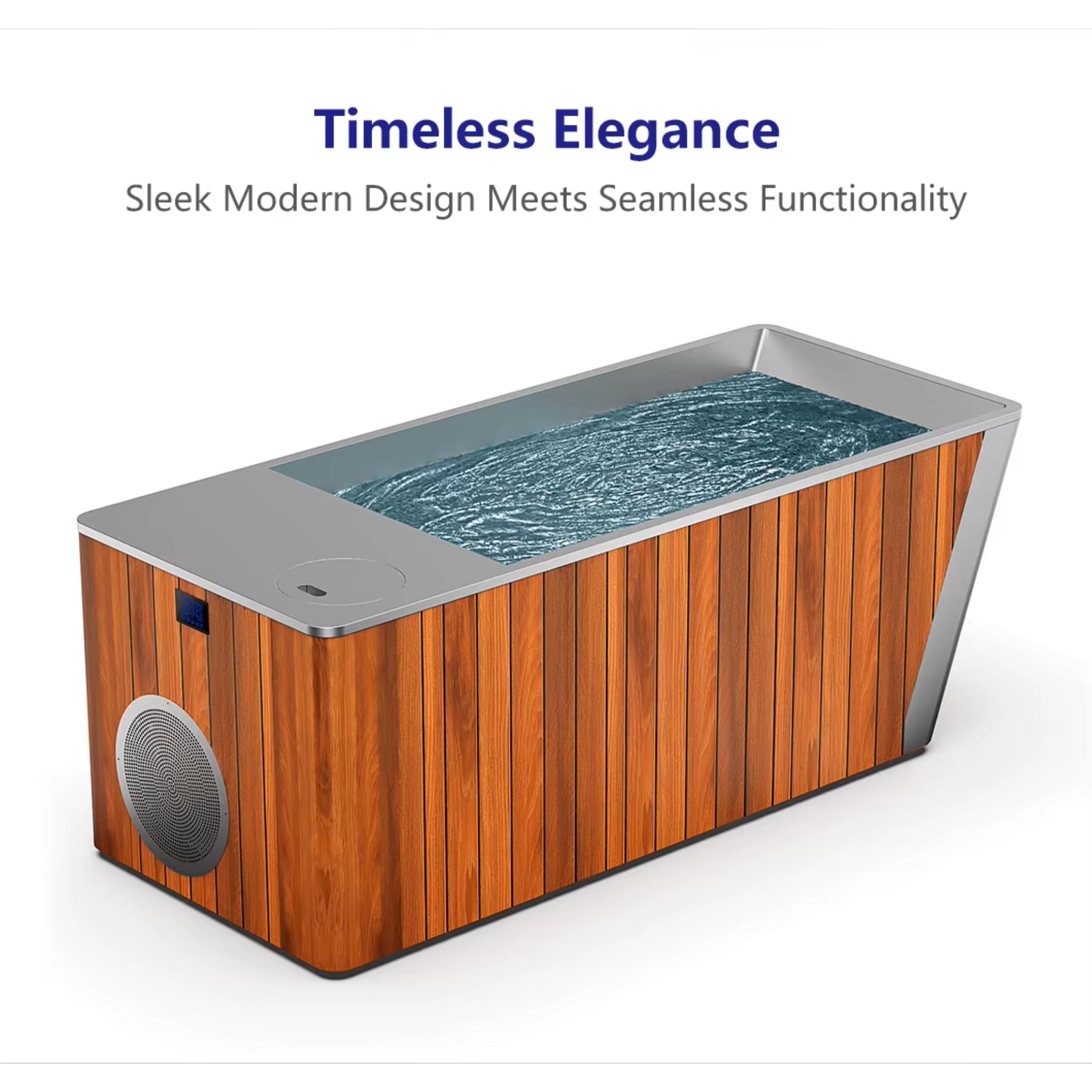 Stainless Steel Liner Portable Ice Bath Chiller With Pump